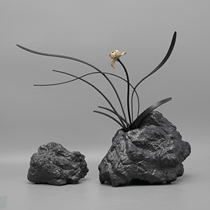 Modern New Chinese Creative Iron Art Floral Pendulum-like-style Room Home Living room Xuanguan Wine Cabinet Bookhouse Soft Adornment