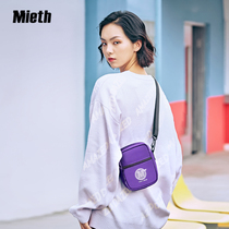 Mieth Tide Card Single Shoulder Sloped Satchel Bag Lady Brief About Zero Money Men Mini Canvas Small Satchel Casual Day Teins