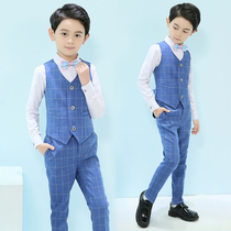 Boy Gown Suit Wedding Children Suits Minor West Suit Handsome air flower waistcoat Suit Boy Piano Play Out