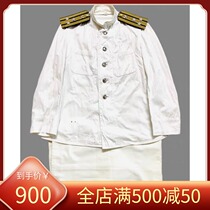 Fidelity original Soviet Soviet army m52m58 regulations sea white collar dress Soviet Red Army