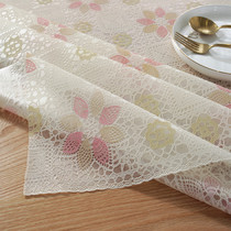 Table cloth waterproof oil protection free of washing PVC non-slip table tablectable cloth tea table heat insulation cushion simple Nordic ins student cloth