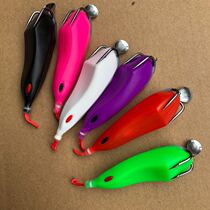 Modified Thunder frog 16G 75mm reinforced hook glue water-free soft black fish Road false bait