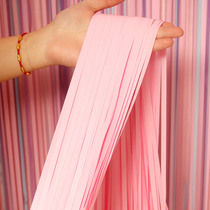 Rain silk curtain background wall wedding room romantic pull flower color bar silver tassel curtain birthday party birthday party birthday feast stage decoration