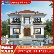 Two-story European-style European-style idylo style villa duplex pick up empty living room New rural full set of villas help Jiangxi