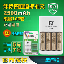 Fengbiao 2500 mAh No 5 battery charging set Flash upgraded version of No 5 battery
