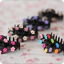 South Korea imported childrens hair clip diamond acrylic small flower girl hair clip grab Zi card little girl headdress