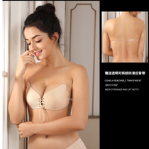 Chest stickers for womens wedding dresses gather upper bracket hot spring swimming special ultra-thin summer big chest and small breast stickers for pregnant women