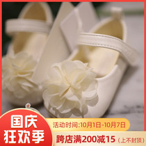 Direct mail ETTOI Korea Pegus childrens clothing 2021 Autumn white soft bottom female treasure toddler shoes 576381
