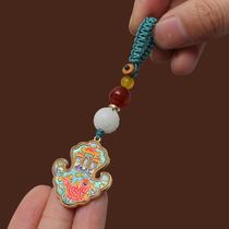 Car keychain pendant hand-woven carp Yue Longmen lucky Koi creative bag pendant ladies god