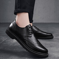 2020 New Spring Shoes Englishshoes Men and Korean Edition Current Teen Bullock Business Leisure Men Shoes