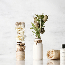 Calle India imported eternal life plant desktop decoration Hotel household indoor aromatherapy bottle rattan dried flowers