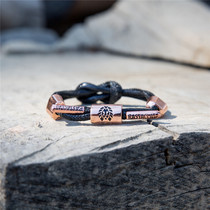 RASTACLAT Lion Cub official batik series black knot mini shoelace bracelet