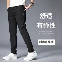 Xunshi Pei Chu clothing trousers summer new casual thin ice pants casual pants Super fairy size cool business