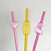 Colorful Funny Creative straw pipe party decoration children cute cartoon shape drink straw 5
