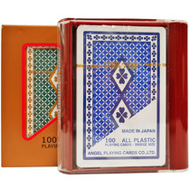 Small angel playing cards Japanese original Angels ANGEL all-plastic double face frosted plastic waterproof washable