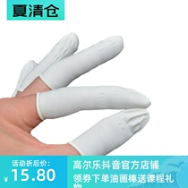 Dan Corin heavy color oil painting stick Galle painting finger cover to protect your fingers from dirt Uniform size anti-fouling gloves