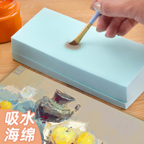 Bamboo preferred painting special magic cotton Absorbent sponge Absorbent cloth Suitable for oil painting gouache watercolor acrylic