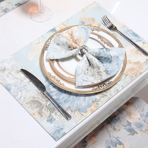 Heting home placemat Fabric European luxury table mat Insulation mat American Western mat Coffee table mat plate Chinese coaster