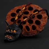 Japanese Prajna pendant necklace Halloween alternative domineering Japanese style and evil spirits hanging ghost head Prajna pendant