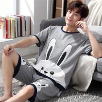 Pants adult mens anime College student pattern casual Japanese high school students ins pajamas male summer hip hop pants