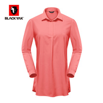 BLACKYAK Break Ladies Outdoor Casual Long Sleeve Shirt Lightweight Medium Long Shirt Women SZW272