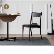 Cheep evening chair modern simple dining chair home leisure stool creative Nordic solid wood furniture back chair