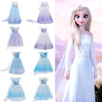 Frozen same children role-playing Cosplay performance set party dress wedding dress dress