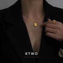 French light luxury European style fashion temperament collarbone necklace female Korean version of simple new net red tide niche cold wind