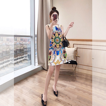 First Love Dress Retro Gentleness 2022 New Summer Womens Dress Sleeveless Vest Dress Code Style National Wind Dress