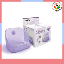 Parrot crystal can be fixed water basin Bowl Bowl multi-purpose bath basin food box bird cage supplies New
