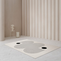 (Bruroman rhyme) Creative Nordic Modern Fashion Living room Carpet Geometric Art Bedroom Tea Table Mat