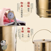 Burning paper barrel burning small money round barrel Gold barrel paper environmental protection incineration sacrifice Yuanbao money Small furnace household
