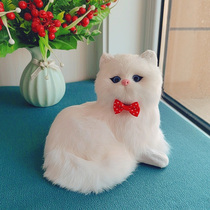 Kitty model Mao suede toy doll swing piece fake kitty simulation kitty cat doll will be called emulation kitty gift