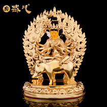 Taiwan Shengfan Mori Zhitian Buddha statue bronze gilt bright Tianmus Guang Buddha mother Tibetan tantric Guardian ornaments