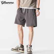 Summer new mens shorts loose Joker Straight trend casual thin sports five-point pants