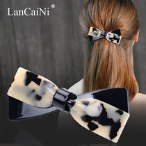 Headwear hairclip Joker elegant adult hair accessories imported acrylic acetate horsetail top clip Korean spring clip hairpin