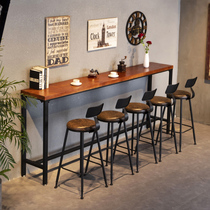 American Nordic bar chair high stool dining chair home bar stool table and chair modern simple bar chair