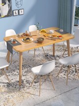 Fast food ordinary dining square table rental house dining table economy one table 4 Chairs six chairs table and chairs set round