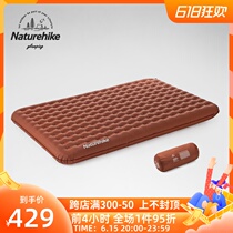 Norwegian guest Naturhike single double inflatable mattress Home Outdoor camping TPU thickened cushion anti-damp cushion