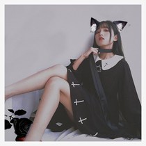 Dark Starry Sky daily lo skirt Japanese cute soft girl Loli student 2019 Loli girl set