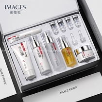 Image beauty six peptide anti-wrinkle skin care set hydrating moisturizing shrinkage pores to brighten skin skin skin care