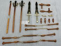 Aurora model EX balance seat metal weapons bag long gun abduction with three knobbe sticks metal sword