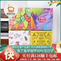 46810 inch cake box with hand-held Ribbon base birthday cake packing box thick white card cake box 5 Pack