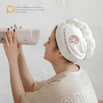 Dry hair cap Female super absorbent quick-drying bag turban Shower cap Wash hair wipe wet hair towel thickened cute dry hair towel
