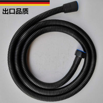 German black shower pipe shower water heater pipe shower pipe nozzle shower hose fittings 1 5 m pipe
