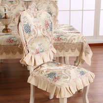 Chair cover European-style minimalist dining table and chairs cushions universal seat cushion leather anti-slip combination suit Nordic American cushion