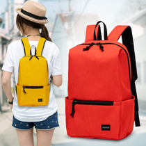 Outdoor backpack womens lightweight Korean version of the tide casual small capacity student school bag sports backpack mens mini travel bag