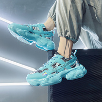 Net red explosive old dad shoes mens shoes Tide brand Joker ins leisure trendy shoes 2021 New Sports m2k retro autumn