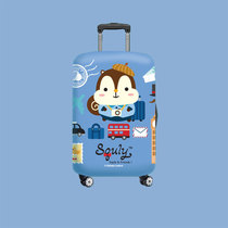 SIGEMA x Squaly Friend-Work London Travel Series Collaboration Style Luggage Cover