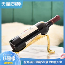 Creative wine rack Living room home wine cabinet decoration decoration European style with model room jewelry